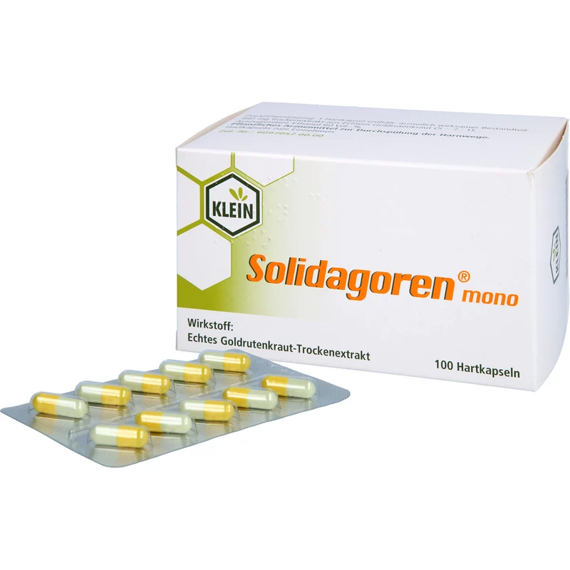 Solidagoren mono Hartkapseln zur Durchspülung der Harnwege, 100 St. Kapseln