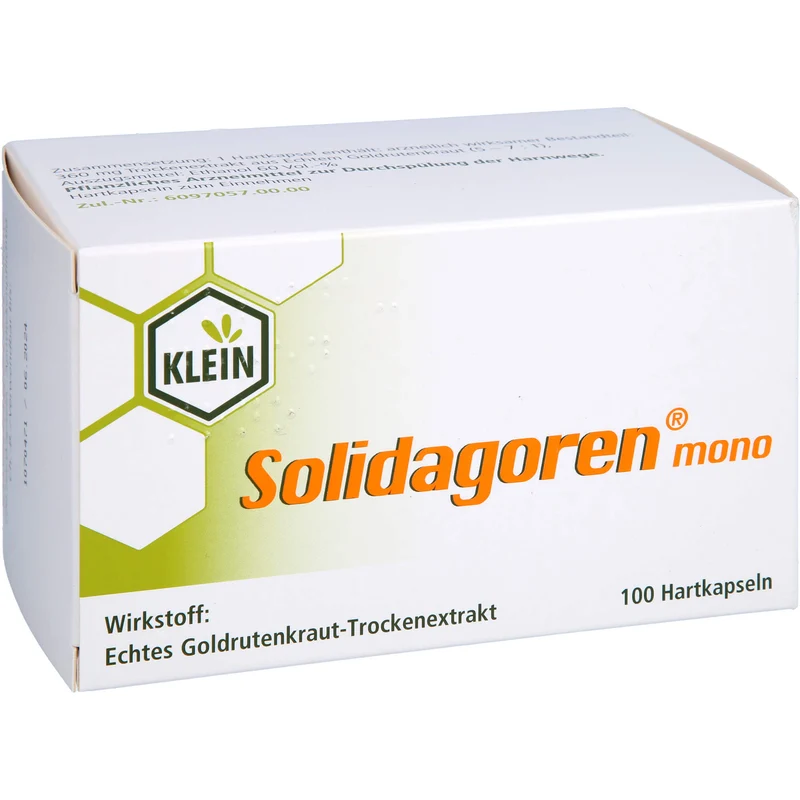 Solidagoren mono Hartkapseln zur Durchspülung der Harnwege, 100 St. Kapseln