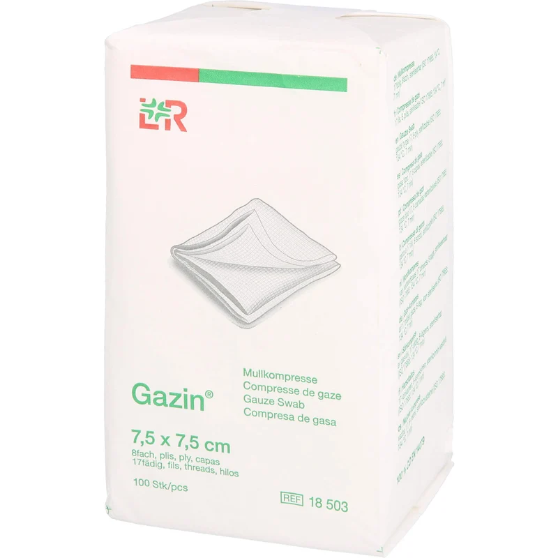 Gazin OP Kompressen 7,5 x 7,5 cm, 100 St. Kompressen