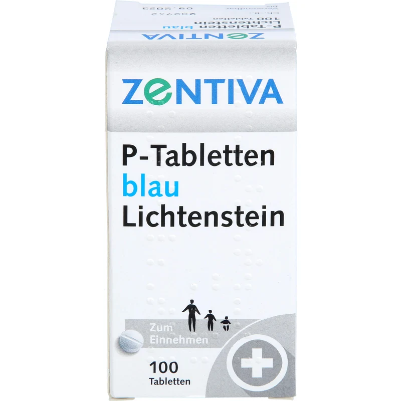 P-Tabletten blau Lichtenstein, 100 St. Tabletten