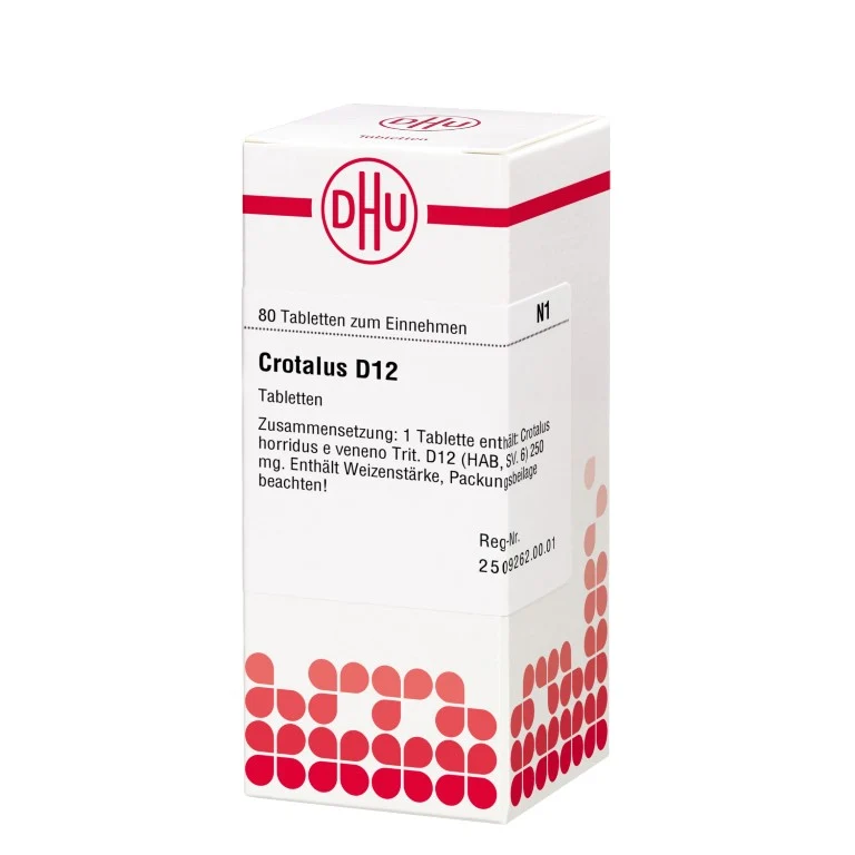 DHU Crotalus D12 Tabletten, 80 St. Tabletten