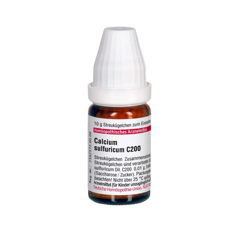 Calcium sulfuricum C200 DHU Globuli, 10 g Globuli