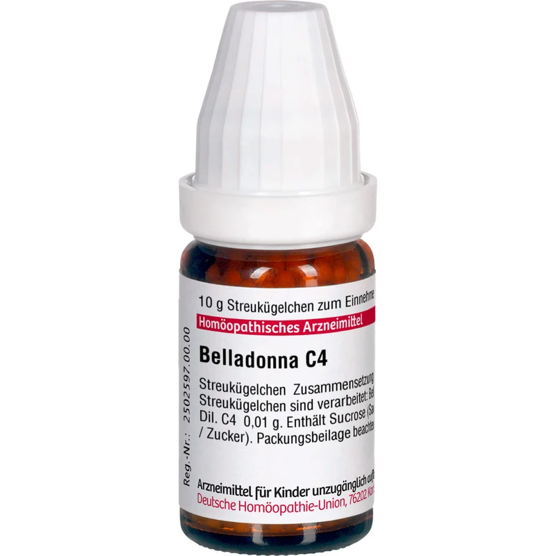 Belladonna C4 DHU Globuli, 10 g Globuli