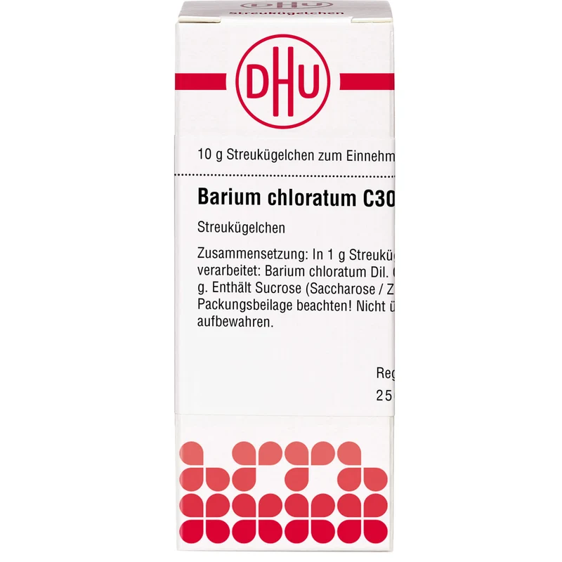 Barium chloratum C30 DHU Globuli, 10 g Globuli