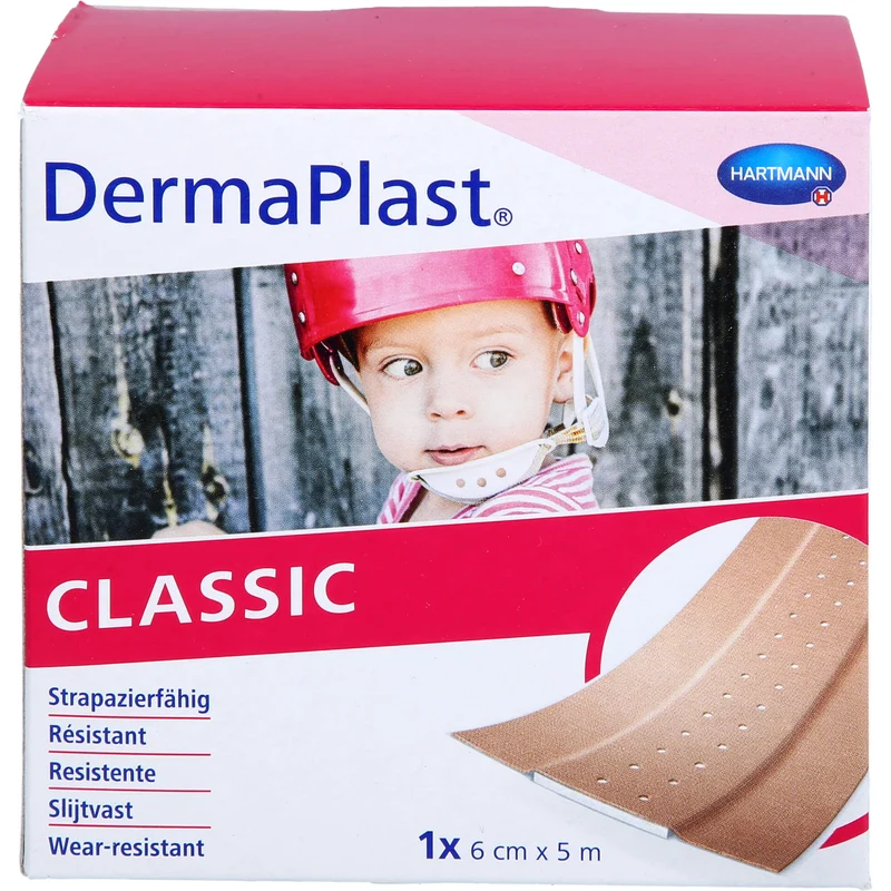 DermaPlast Classic 6cmx5m, 1 St. Pflaster