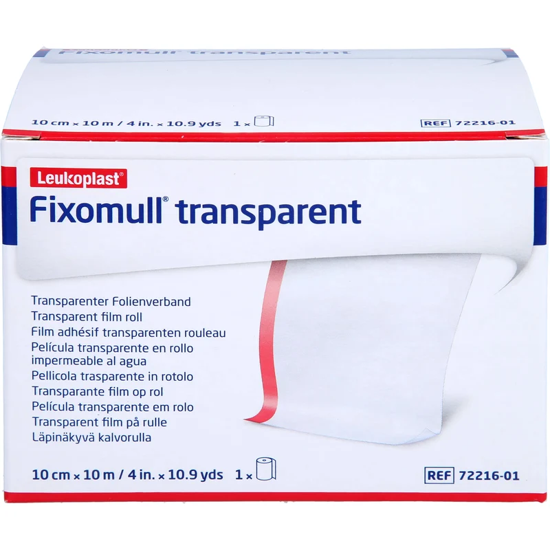 Fixomull transparent 10mx10cm, 1 St PFL