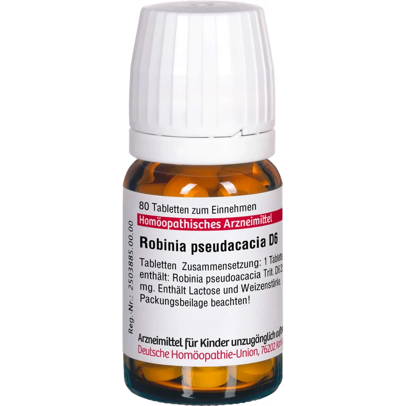 Robinia pseudacacia D6 DHU Tabletten, 80 St. Tabletten