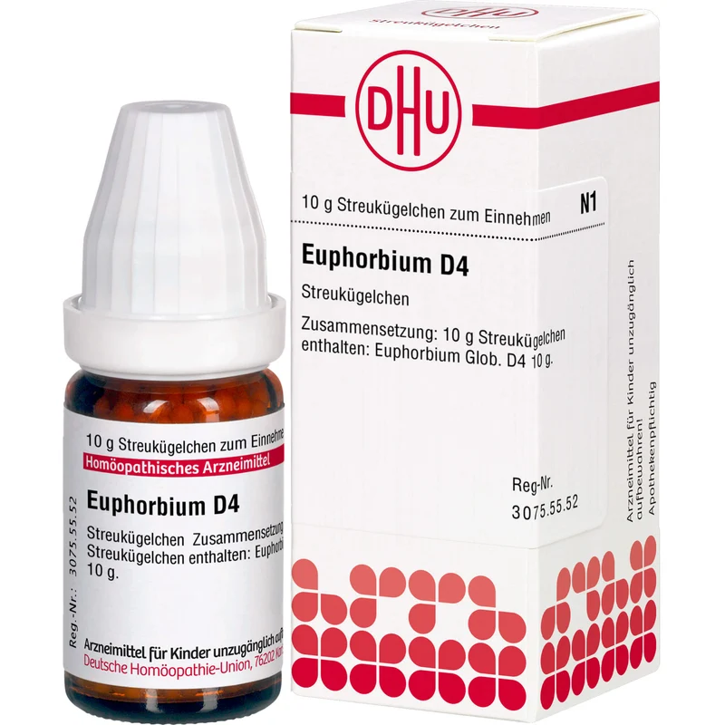 Euphorbium D4 DHU Globuli, 10 g Globuli