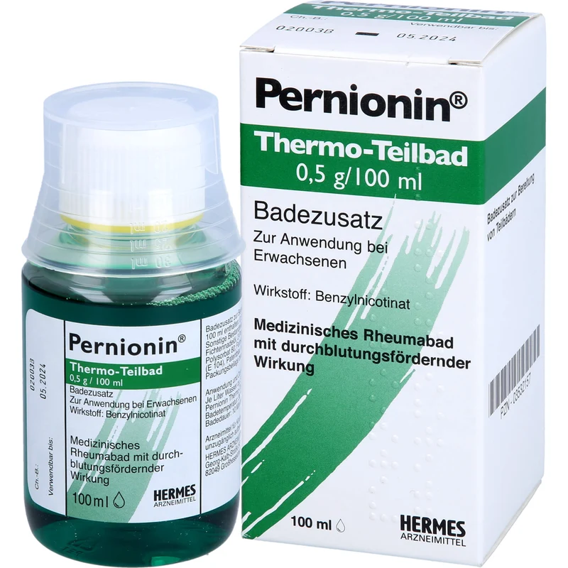Pernionin Thermo-Teilbad medizinisches Rheumabad mit durchblutungsfördernder Wirkung, 100 ml Lösung