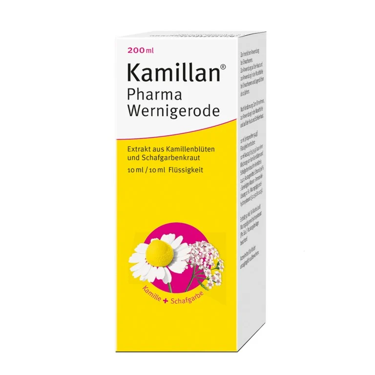 Kamillan Lösung ei Entzündungen der Haut und Schleimhaut sowie zur Wundheilung, 200 ml Lösung