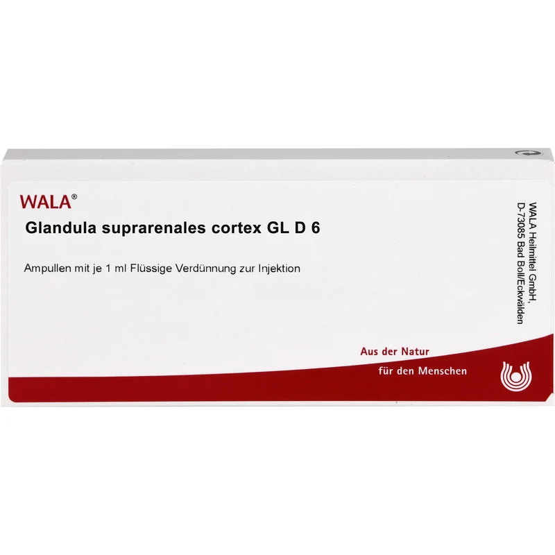 Glandula Supraren. Cort. Gl D6 Wala Ampullen, 10 St. Ampullen