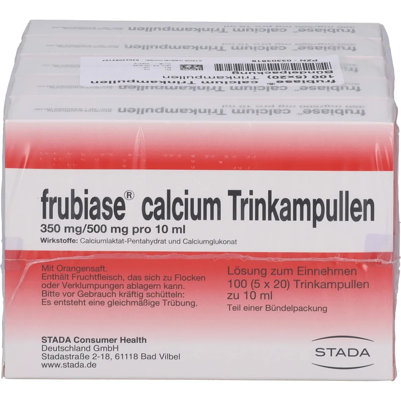frubiase calcium Trinkampullen, 100 St. Ampullen