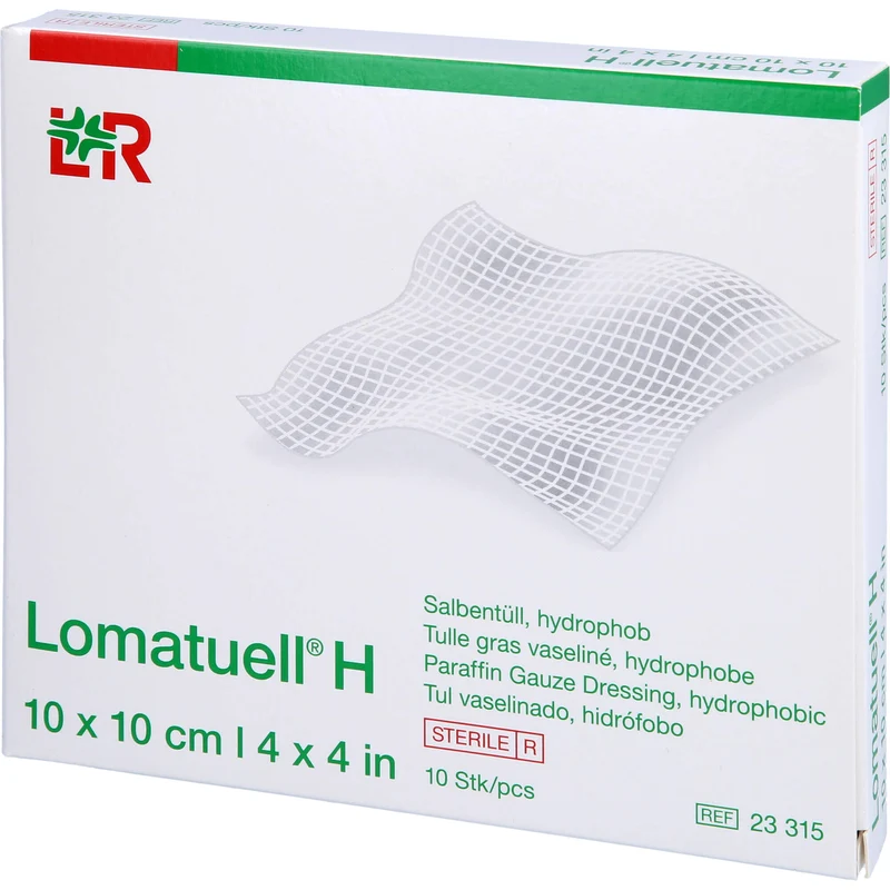 Lomatuell H 10x10cm, 10 St. Verband
