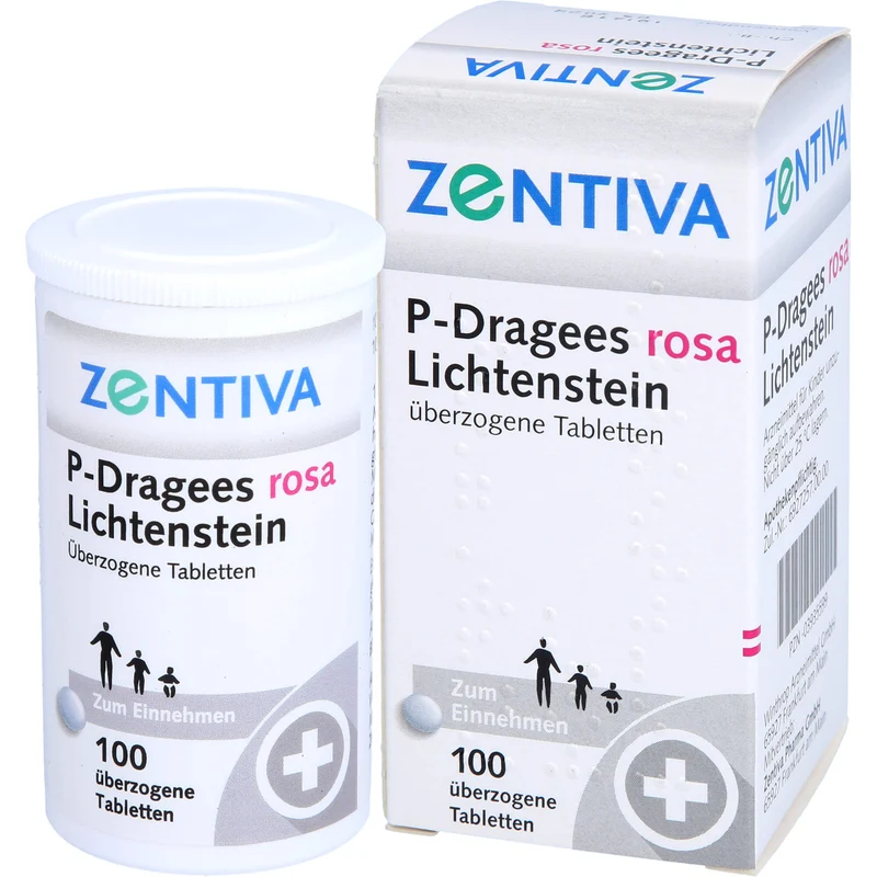 P-Dragees rosa LichtensteinTabletten, 100 St. Tabletten