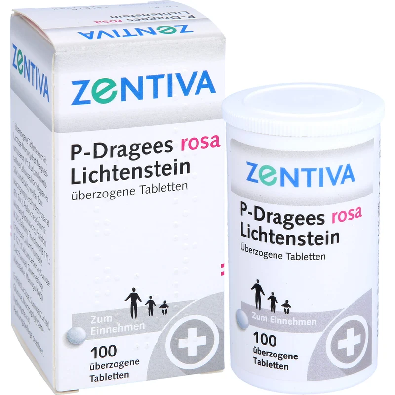 P-Dragees rosa LichtensteinTabletten, 100 St. Tabletten