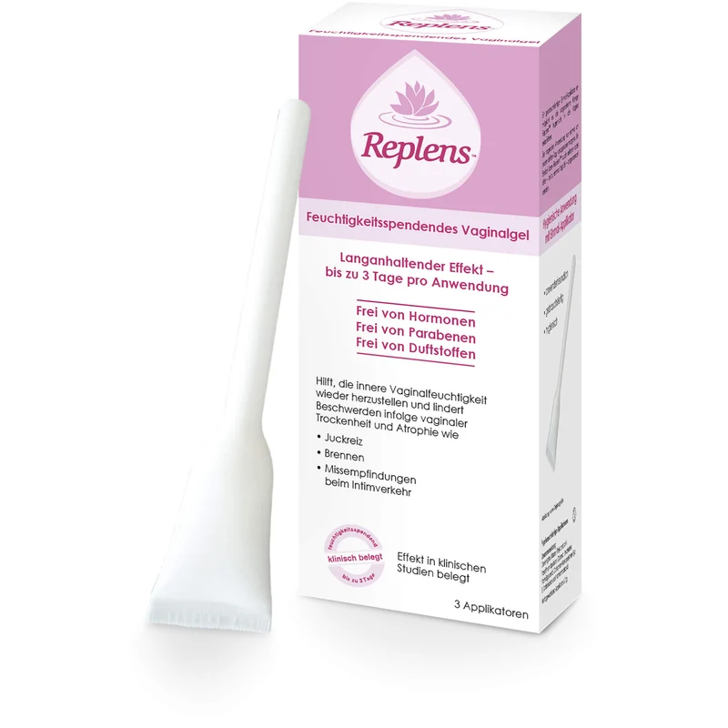 Replens feuchtigkeitsspendendes Vaginalgel, 3 St. Gel