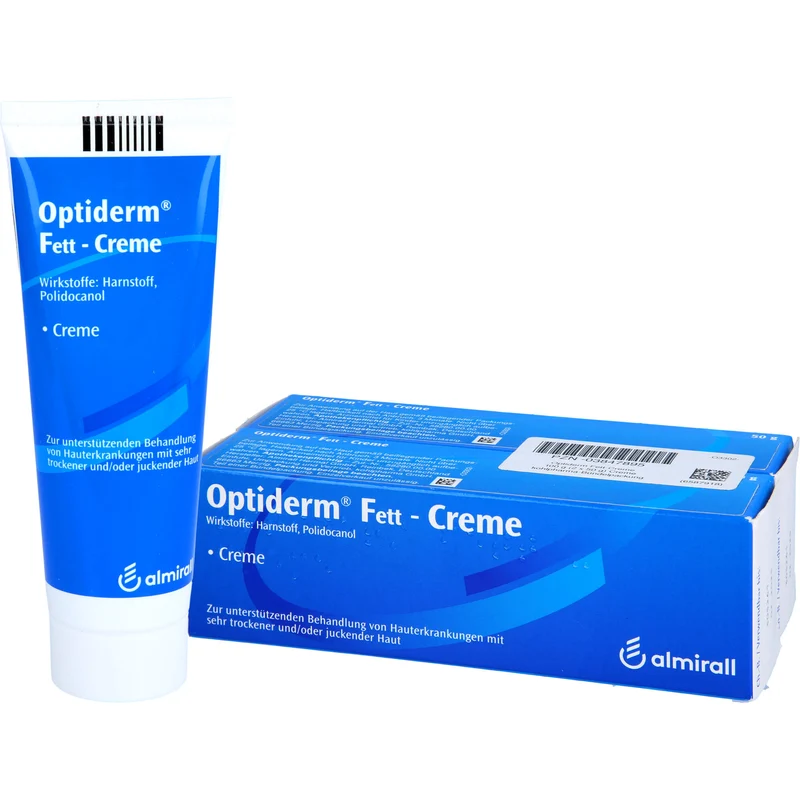 Optiderm Fettcreme bei sehr trockener und/oder juckender Haut, 100 g Creme