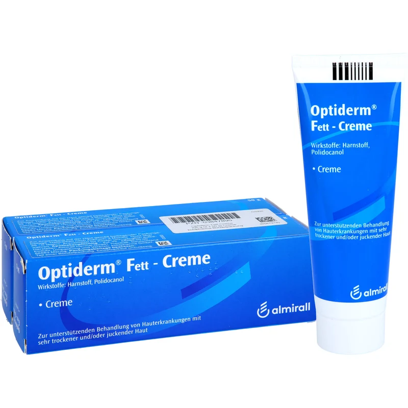 Optiderm Fettcreme bei sehr trockener und/oder juckender Haut, 100 g Creme