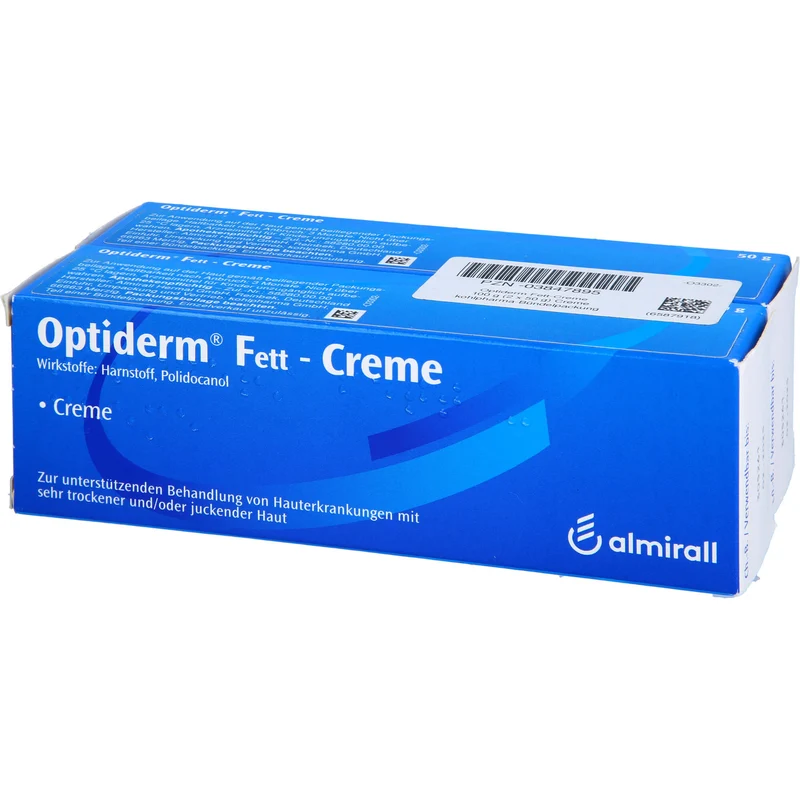 Optiderm Fettcreme bei sehr trockener und/oder juckender Haut, 100 g Creme