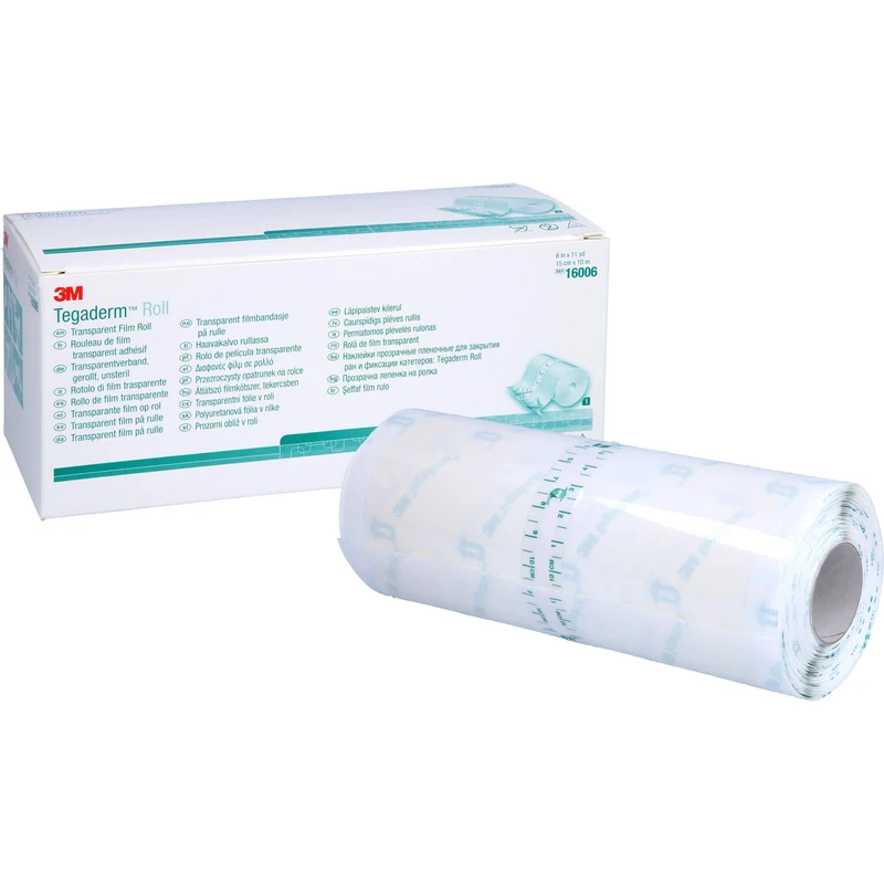 3M Tegaderm Rolle unsteriler Transparentverband 15 cm x 10 m, 1 St. Pflaster