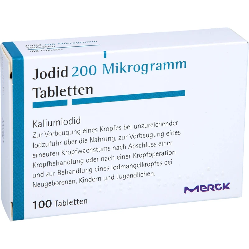 Jodid 200 Mikrogramm Tabletten, 100 St. Tabletten