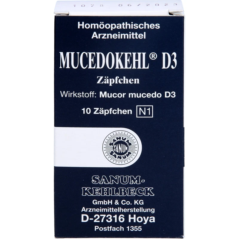 SANUM-KEHLBECK Mucedokehl D3 Zäpfchen, 10 St. Zäpfchen