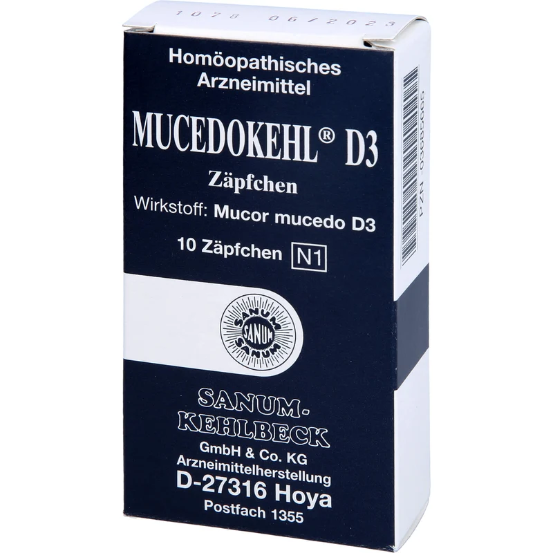 SANUM-KEHLBECK Mucedokehl D3 Zäpfchen, 10 St. Zäpfchen