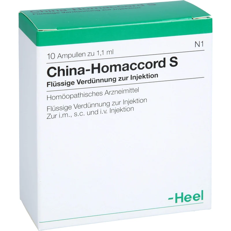 China-Homaccord S Inj.-Lsg., 10 St. Ampullen