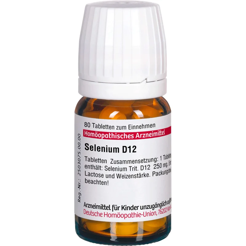 Selenium D12 DHU Tabletten, 80 St. Tabletten