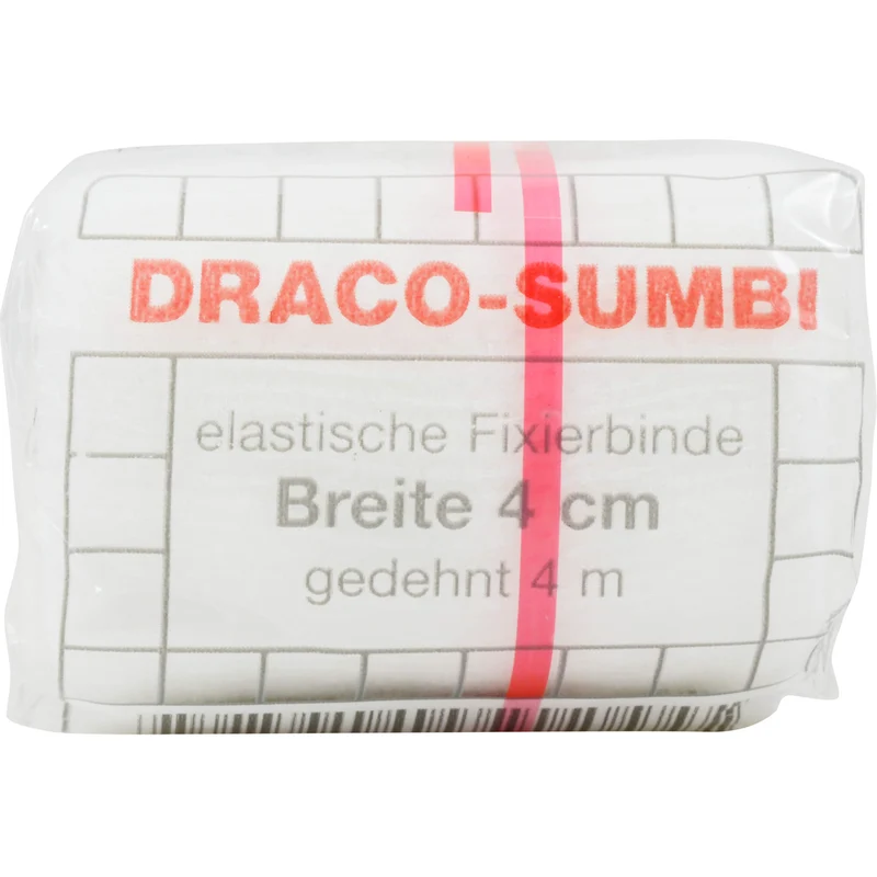 DracoSumbi Fixierbinde 4 cm x 4 m weiß, 1 St. Binde