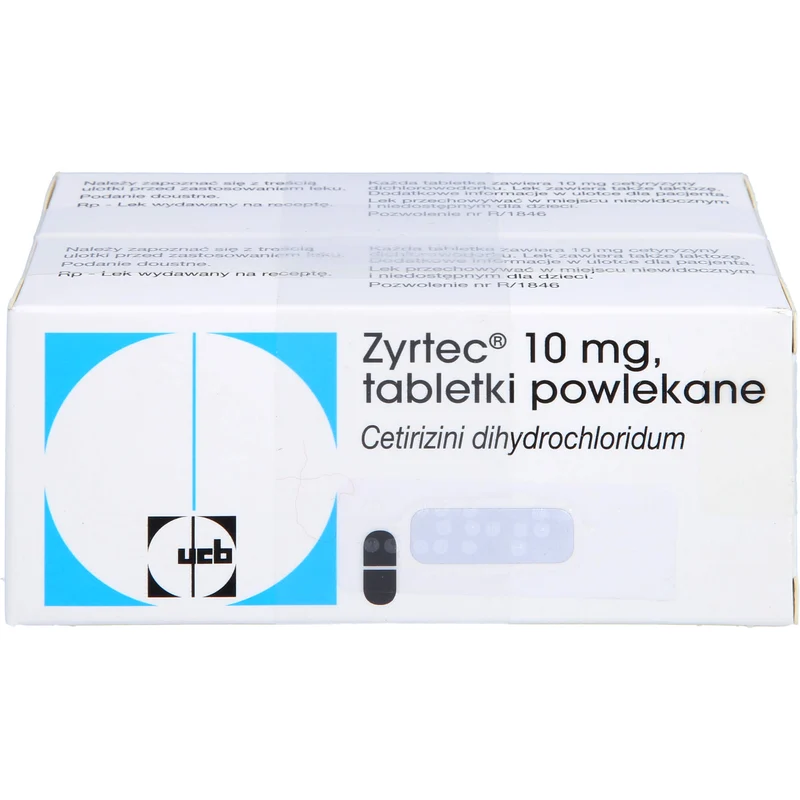 Zyrtec 10 mg ACA Filmtabletten bei Allergien, 100 St. Tabletten