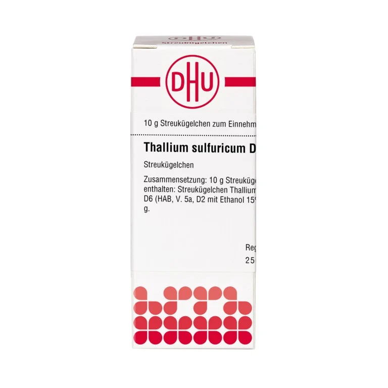 Thallium sulfuricum D6 DHU Globuli, 10 g Globuli