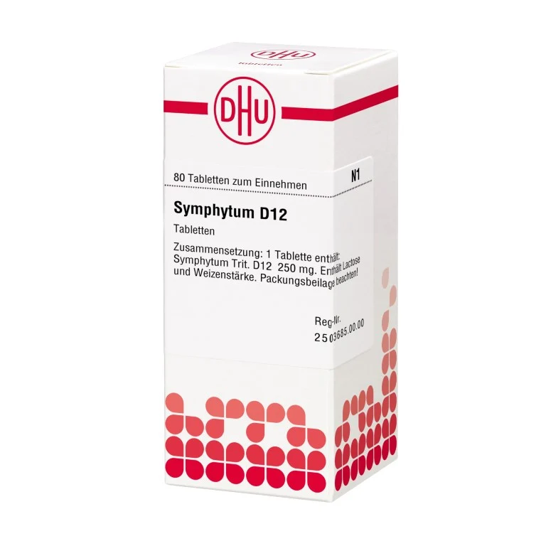 Symphytum D12 DHU Tabletten, 80 St. Tabletten