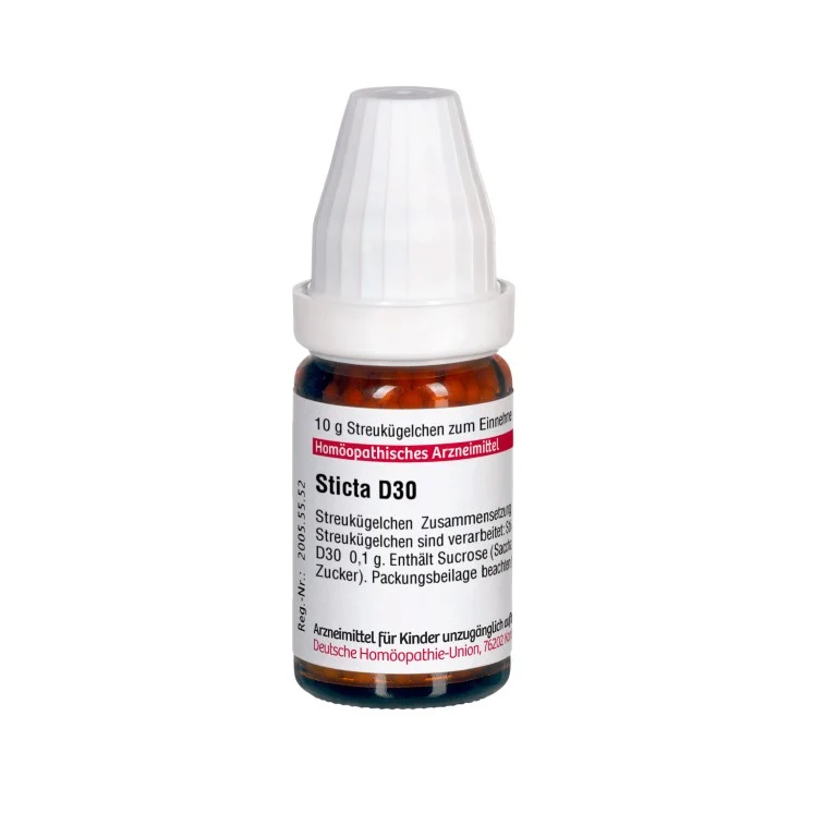 Sticta D30 DHU Globuli, 10 g Globuli