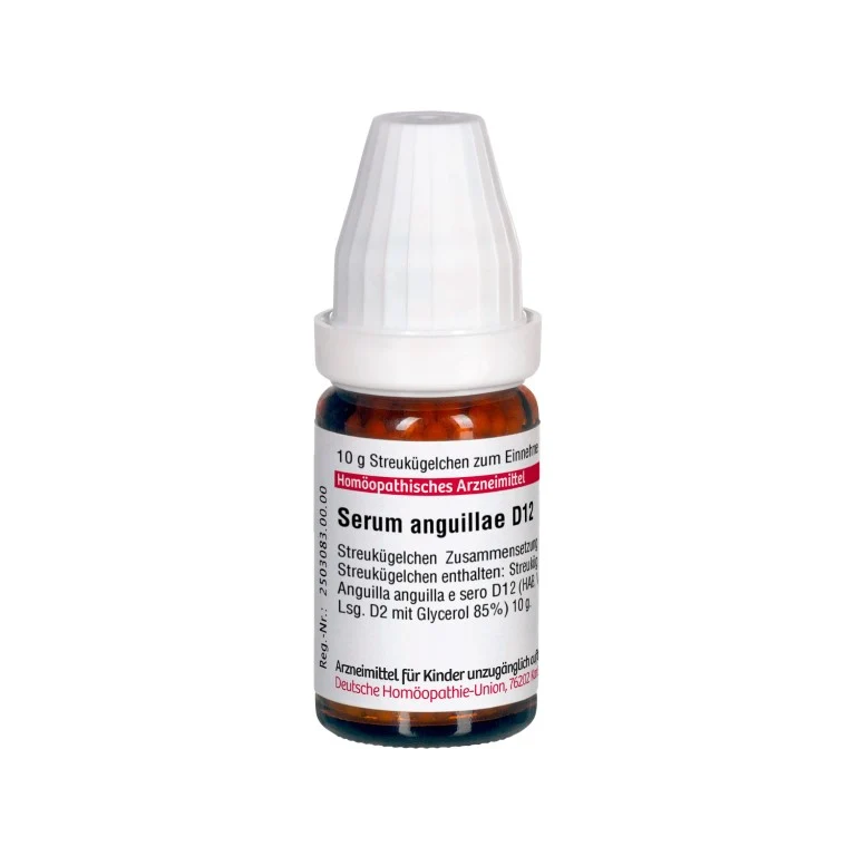 Serum anguillae D12 DHU Globuli, 10 g Globuli