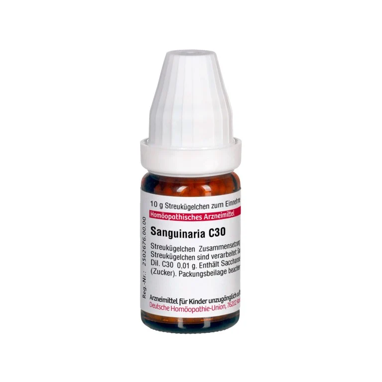 Sanguinaria C30 DHU Globuli, 10 g Globuli