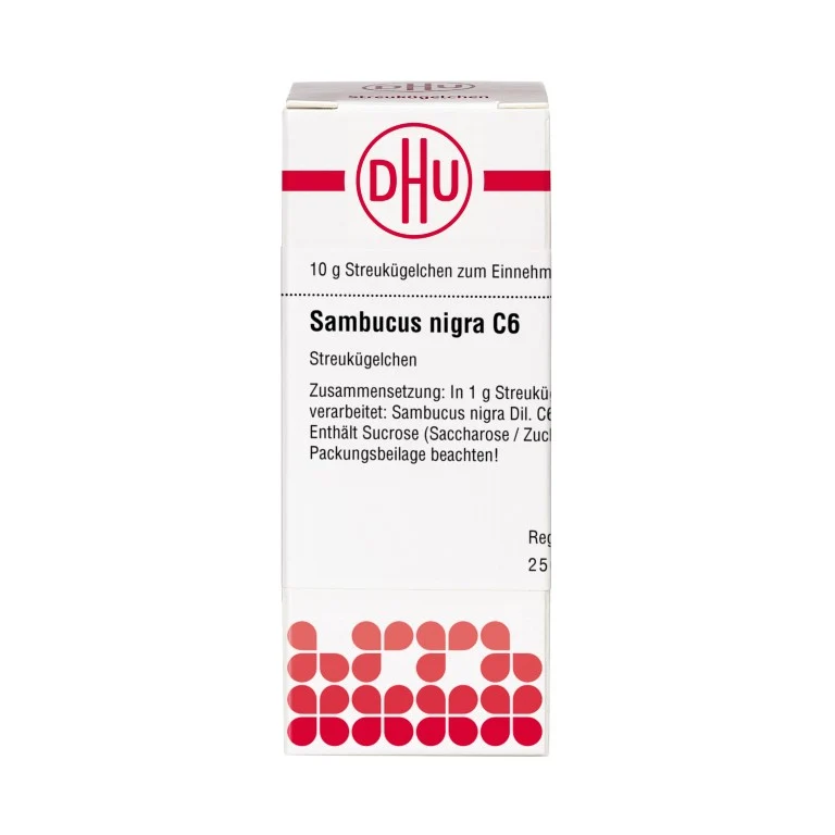 Sambucus nigra C6 DHU Globuli, 10 g Globuli