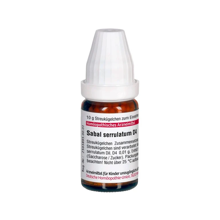 Sabal serrulatum D4 DHU Globuli, 10 g Globuli