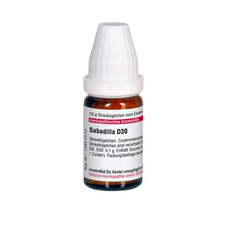 Sabadilla D30 DHU Globuli, 10 g Globuli