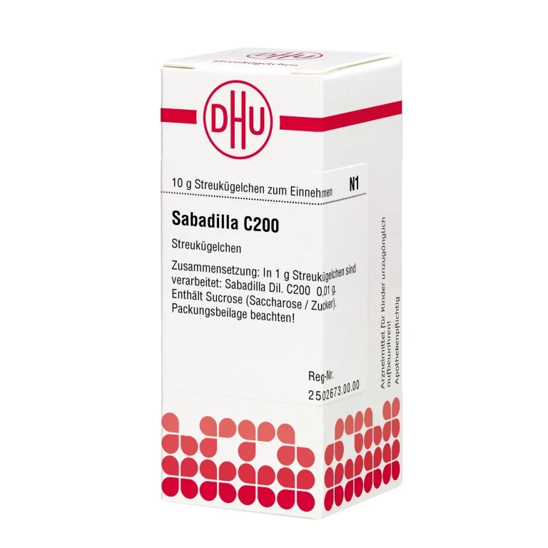 Sabadilla C200 DHU Globuli, 10 g Globuli
