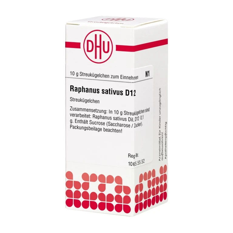 Raphanus sativus D12 DHU Globuli, 10 g Globuli