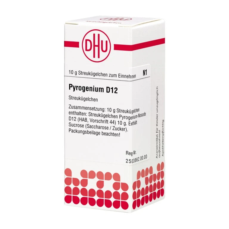 Pyrogenium D12 DHU Globuli, 10 g Globuli