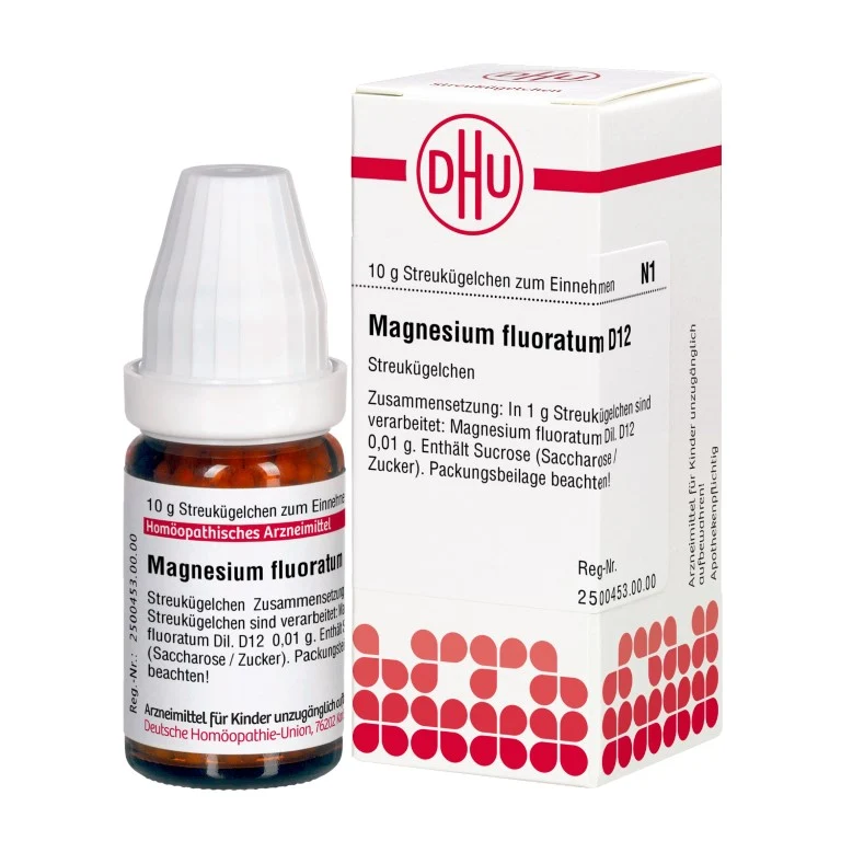 Magnesium fluoratum D12 DHU Globuli, 10 g Globuli