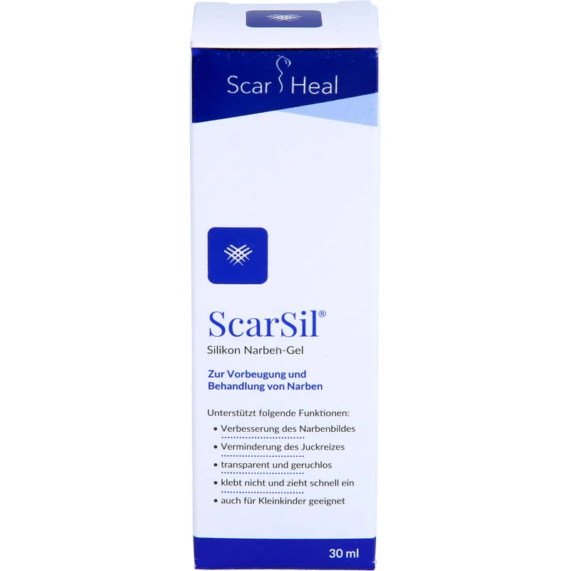 ScarSil Silikon Narben-Gel zur Vorbeugung und Behandlung von Narben, 30 ml Gel