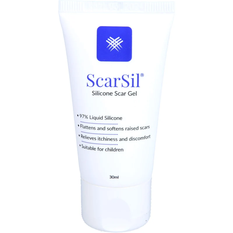 ScarSil Silikon Narben-Gel zur Vorbeugung und Behandlung von Narben, 30 ml Gel