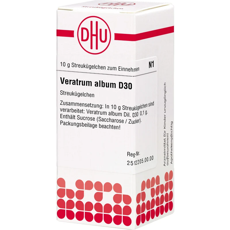 Veratrum album D30 DHU Globuli, 10 g Globuli