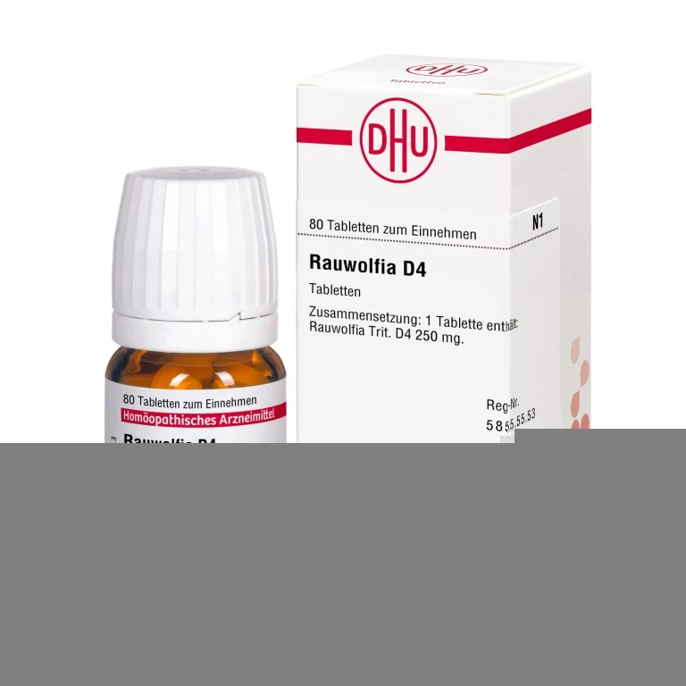 Rauwolfia D4 DHU Tabletten, 80 St. Tabletten