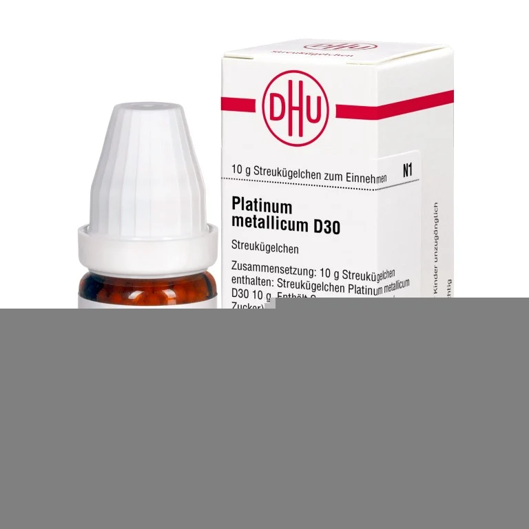 Platinum metallicum D30 DHU Globuli, 10 g Globuli