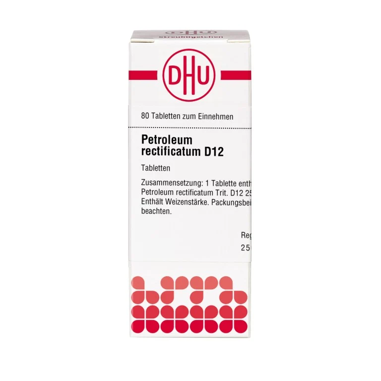 Petroleum rectificatum D12 DHU Tabletten, 80 St. Tabletten