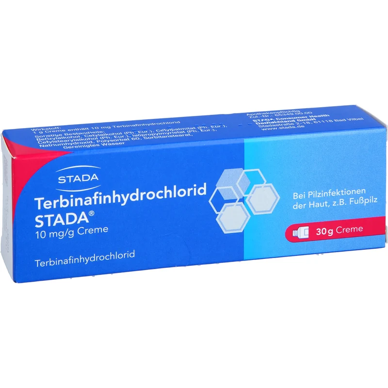 Terbinafinhydrochlorid STADA 10mg/g Creme, 30 g Creme